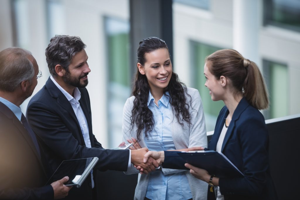 Chamber members networking