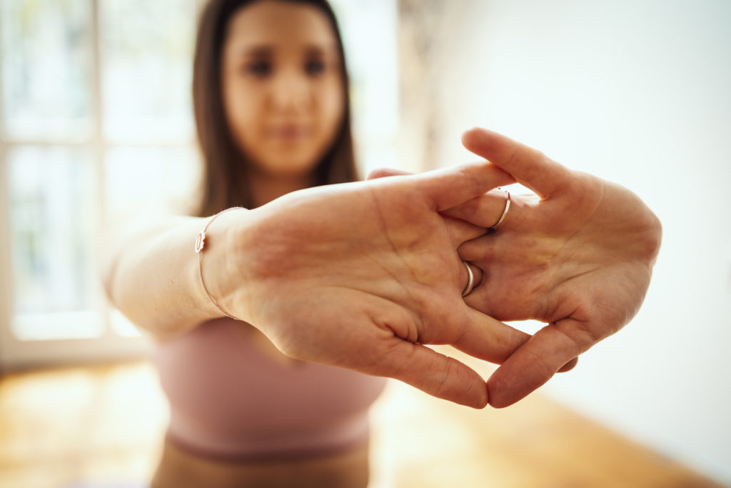 Healthy Habits Business Owners Stretching Yoga Meditation