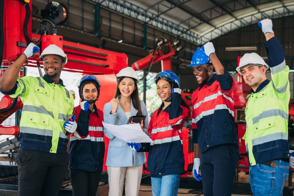 happy workers