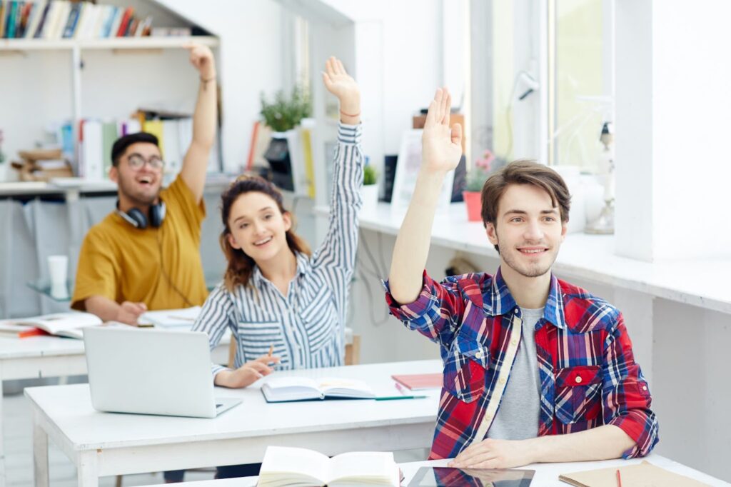 New employees during training